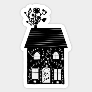 Scandi House Sticker